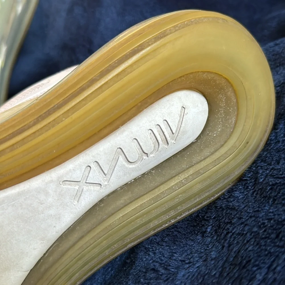 Nike Air Max 720 Woman Size 10 Man Size 8.5 Running Shoes Pure Platinum White - Picture 12 of 12